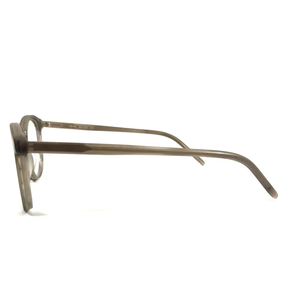Tom Davies Eyeglasses Frames TD745 Col. 2221 Matte Brown Round 48-20-140